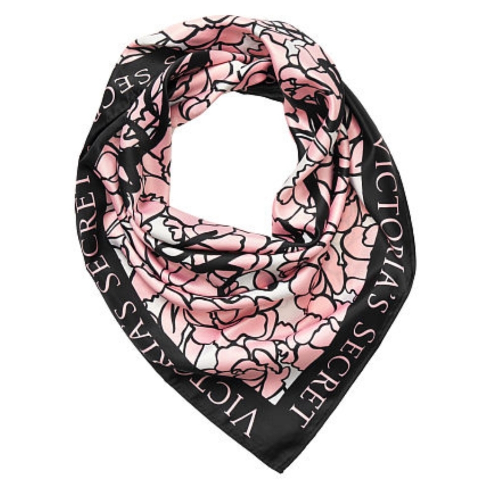 VICTORIA'S SECRET FLORAL SCARF - Picture 2 of 6